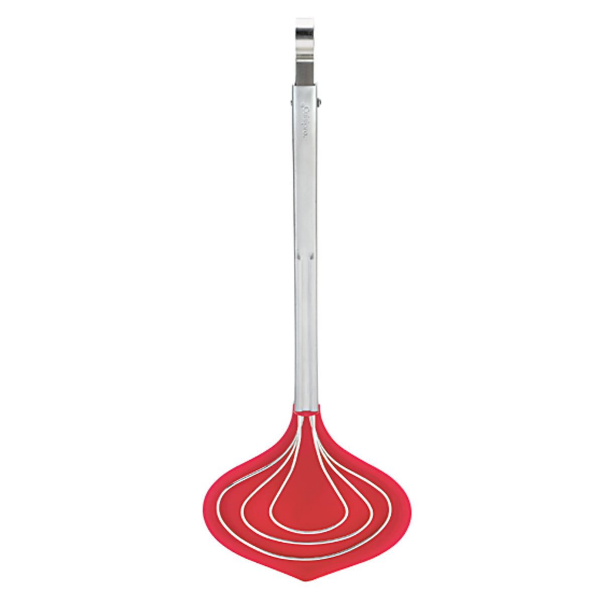 Fisch- und Servierzange rot, Länge: 33 cm