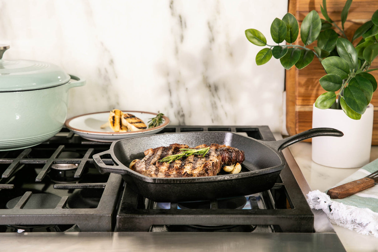 LODGE | Grillpfanne, quadr., CLASSIC, schwarz, Ø 26