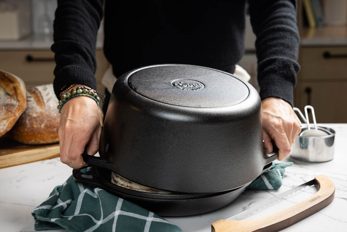 LODGE | Dutch-Oven, Classic, schwarz, 12,3 Liter