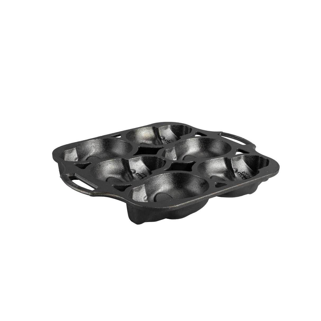 LODGE | Kuchenform, Classic, schwarz, 6 Totenköpfe