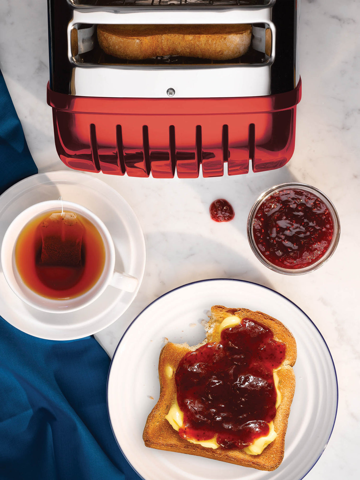 Toaster NEWGEN, Classic, 2-Schlitz, rot