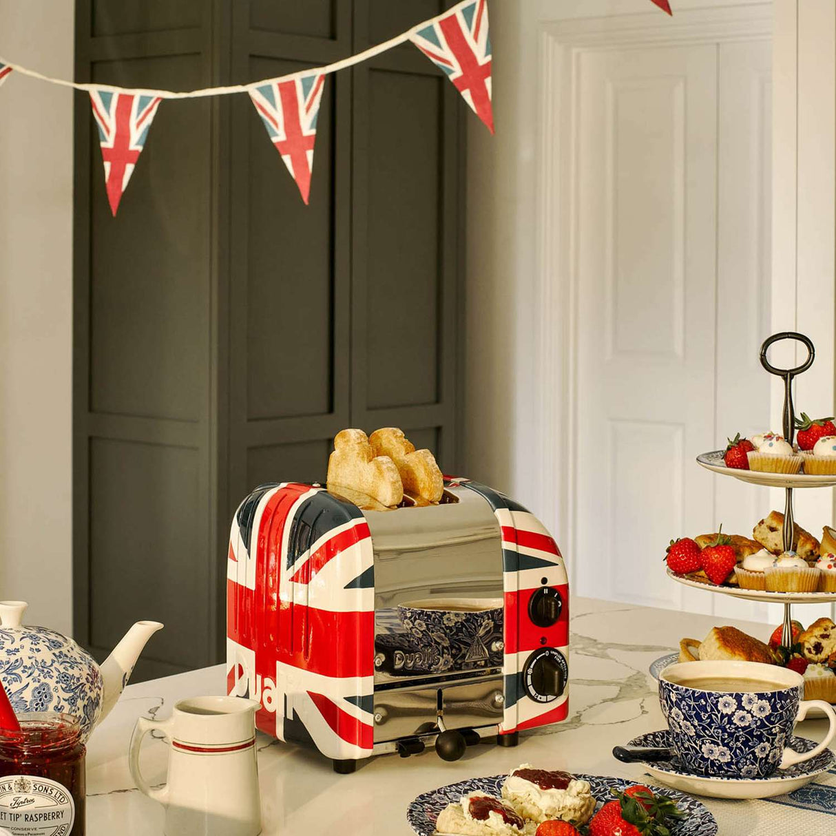 Toaster NEWGEN, Classic, 2-Schlitz, union Jack