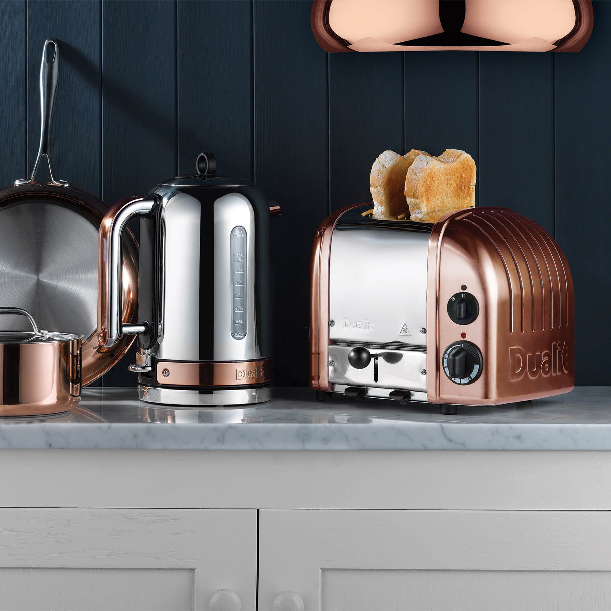 Toaster NEWGEN, Classic, 2-Schlitz, kupfer