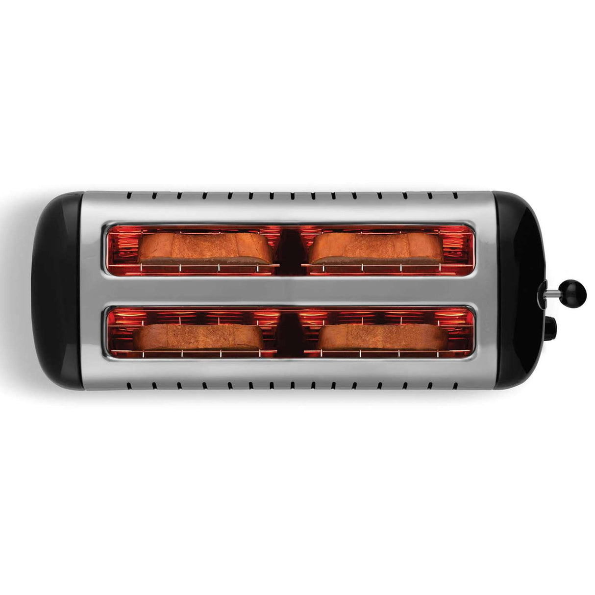 Toaster LITE, 4-Langschlitz, schwarz