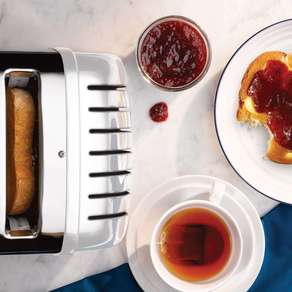 Toaster NEWGEN, Classic, 4-Schlitz, weiß