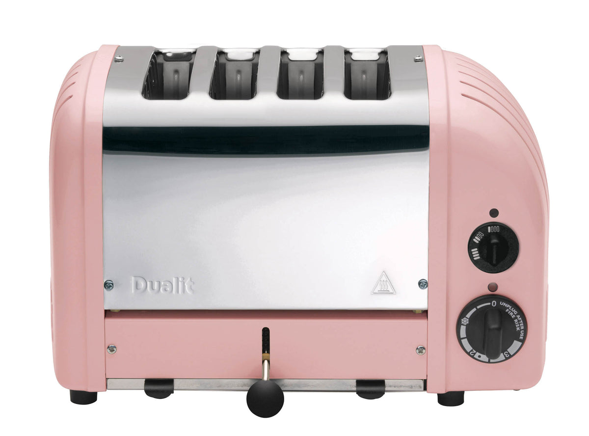 Rosa DUALIT Toaster NEWGEN mit 4 Scheiben, modernes Design, elektrischer Küchenhelfer für knuspriges Toasten