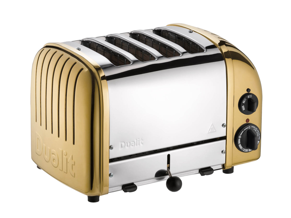 Toaster NEWGEN, Classic, 4-Schlitz, messing