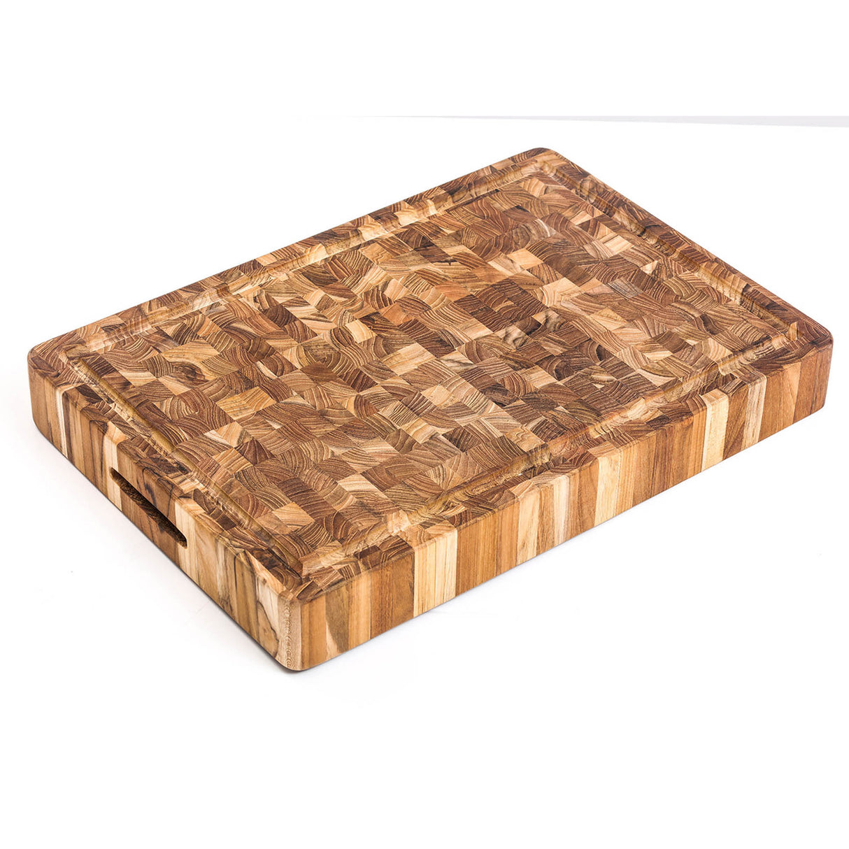 Schneid-/ Hackblock aus Teakholz, BUTCHERBLOCK