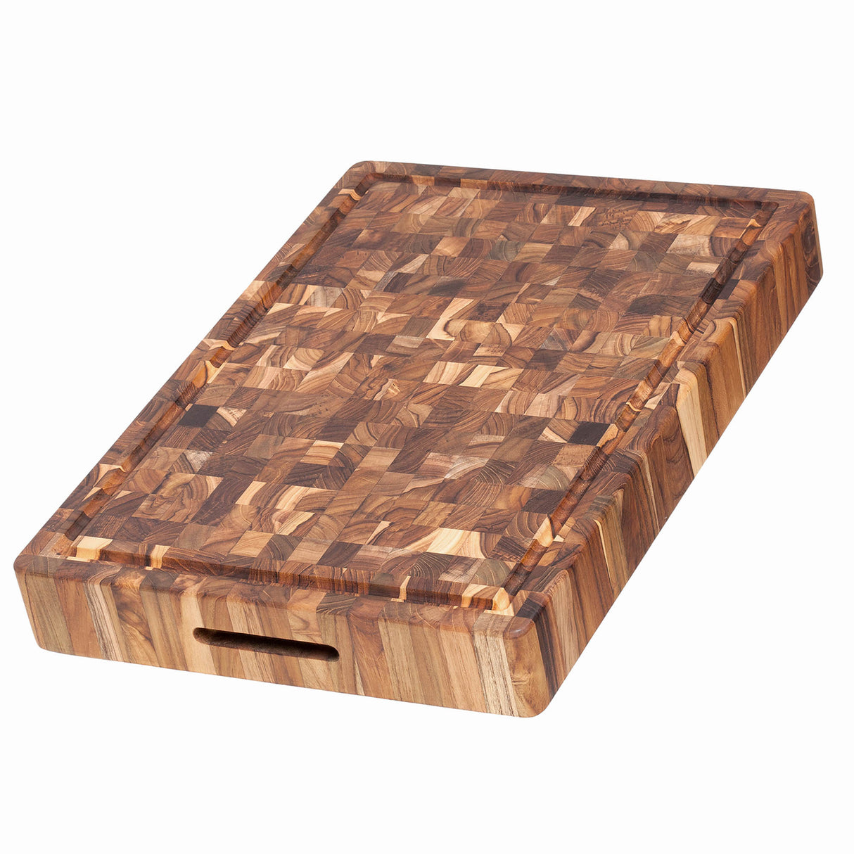 Schneid-/ Hackblock aus Teakholz, BUTCHERBLOCK