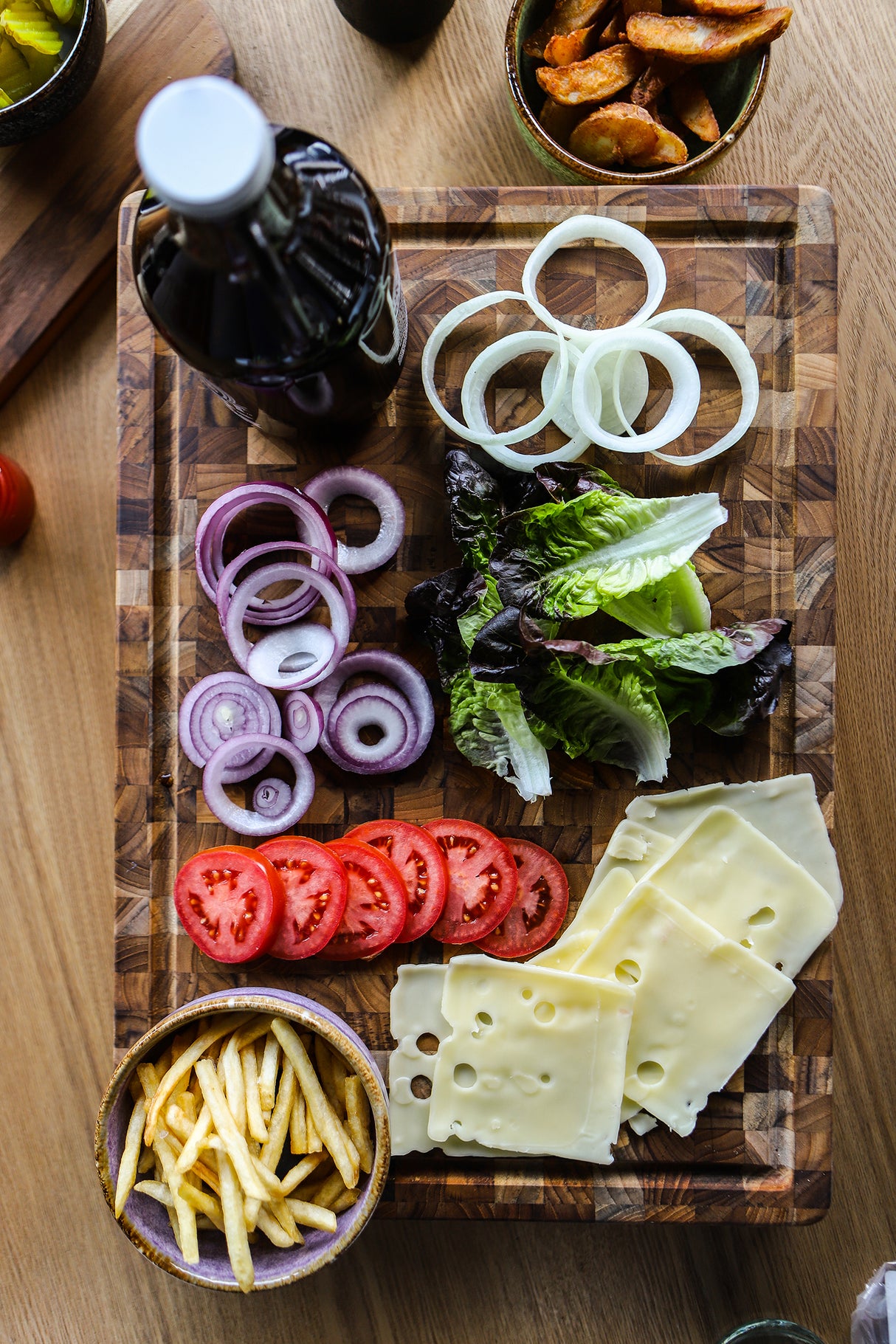 Butcher Block mit Saftrinne, in 2 Größen