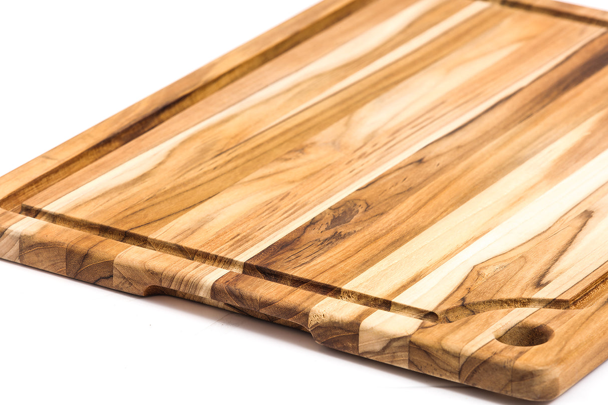 Marine Schneidebrett mit Saftrille in 2 Größen