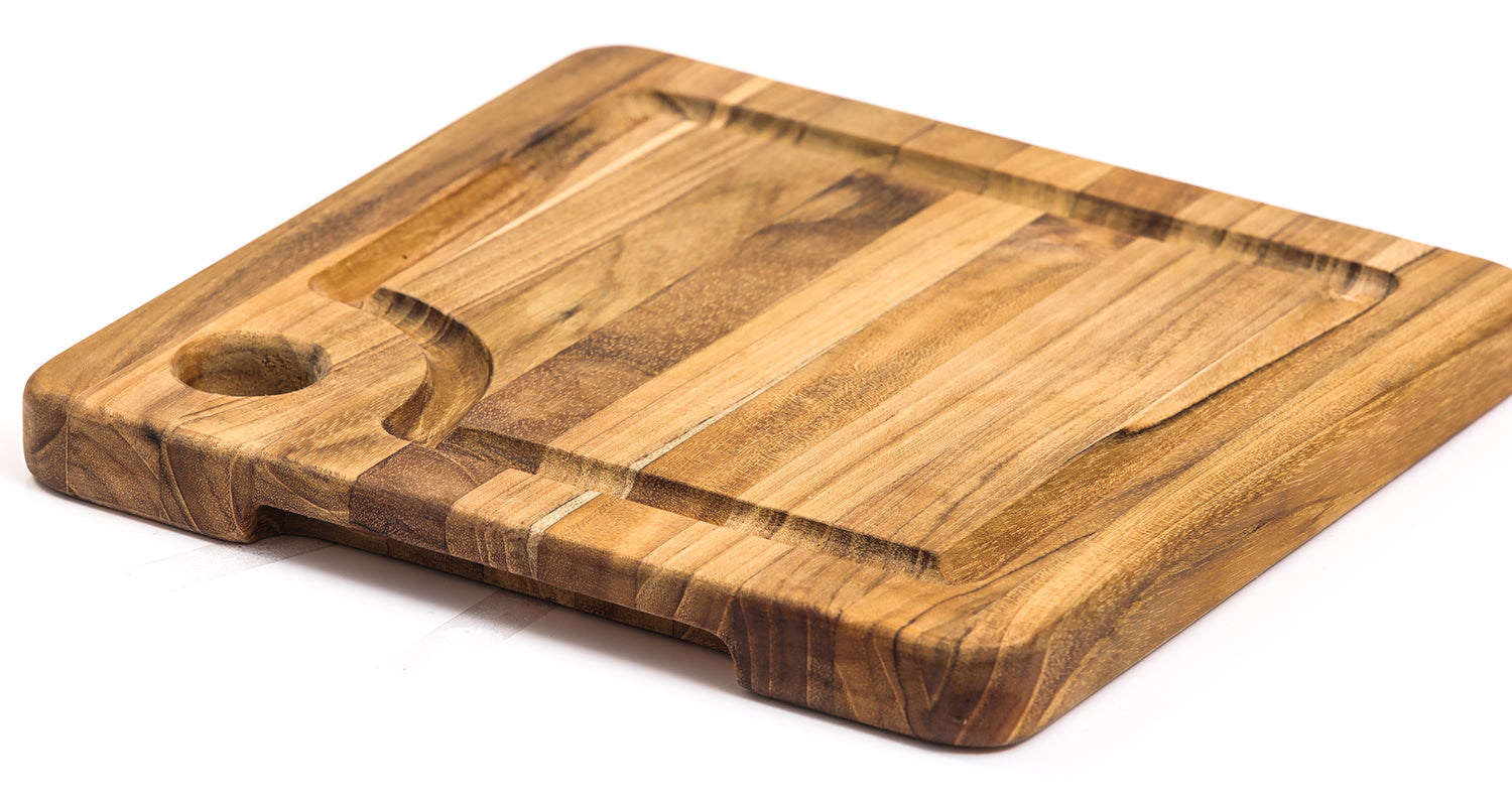 Marine Quadratisches Schneidebrett mit Saftrille