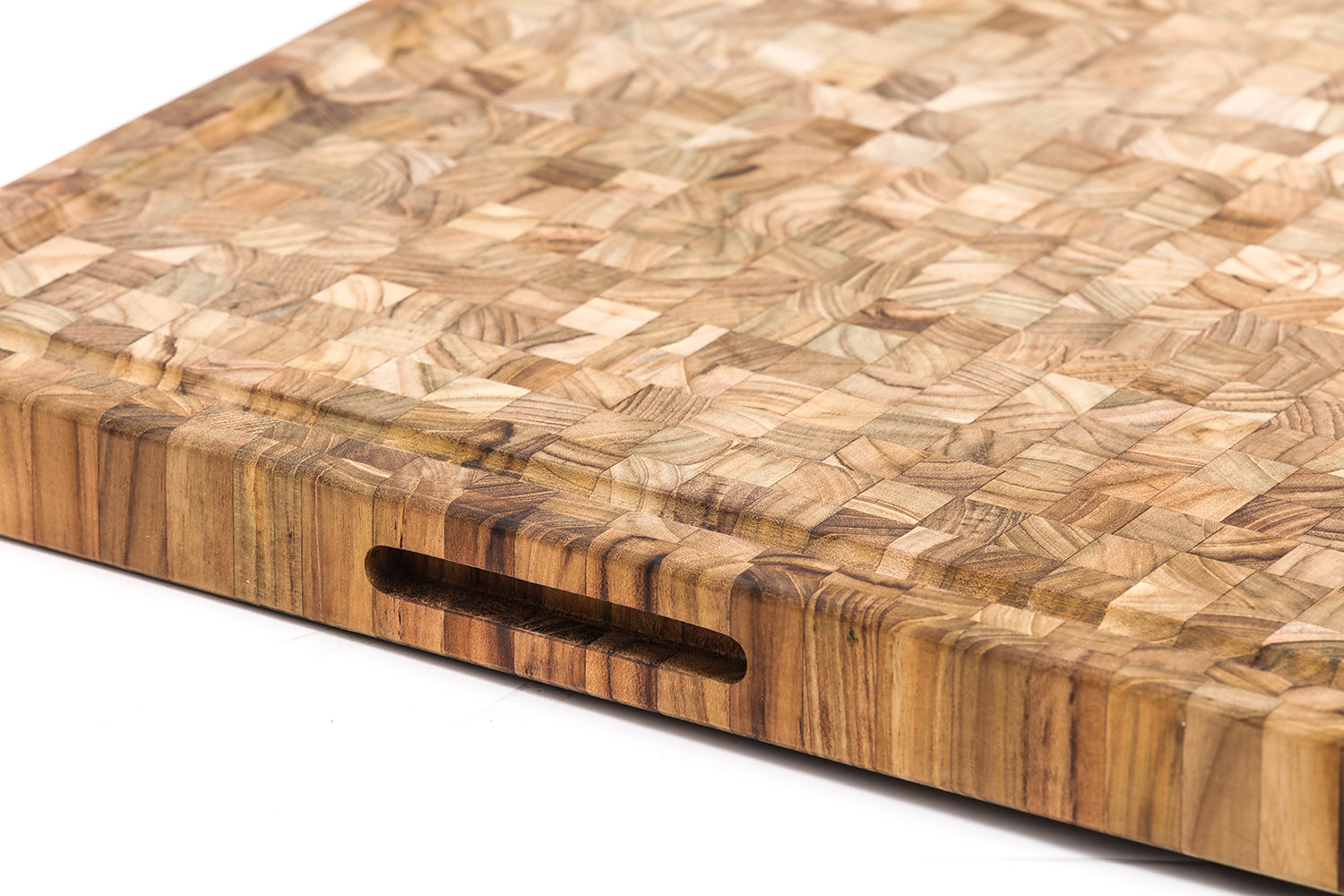 Butcher Block mit Saftrille, Größe L