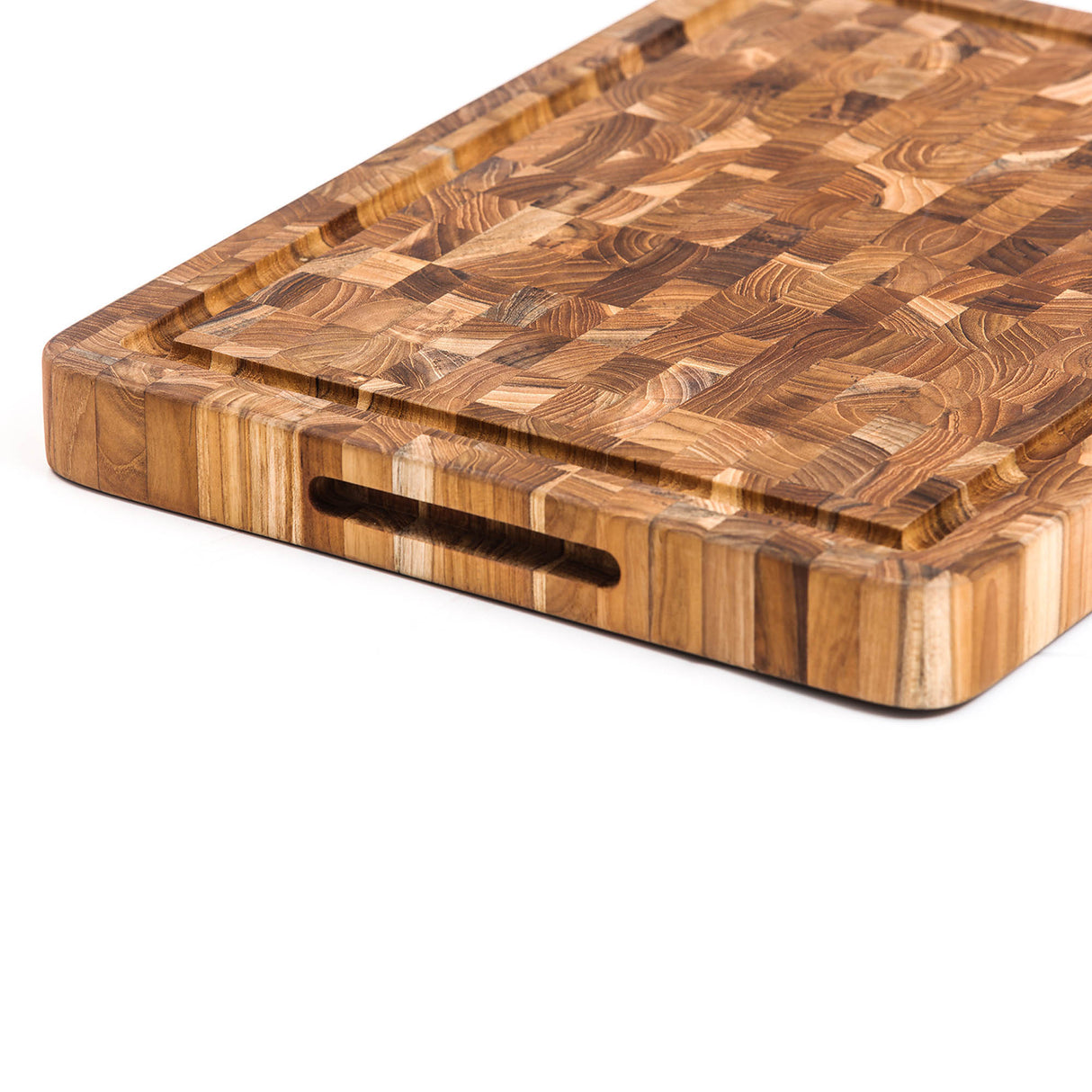 Schneid-/ Hackblock aus Teakholz, BUTCHERBLOCK