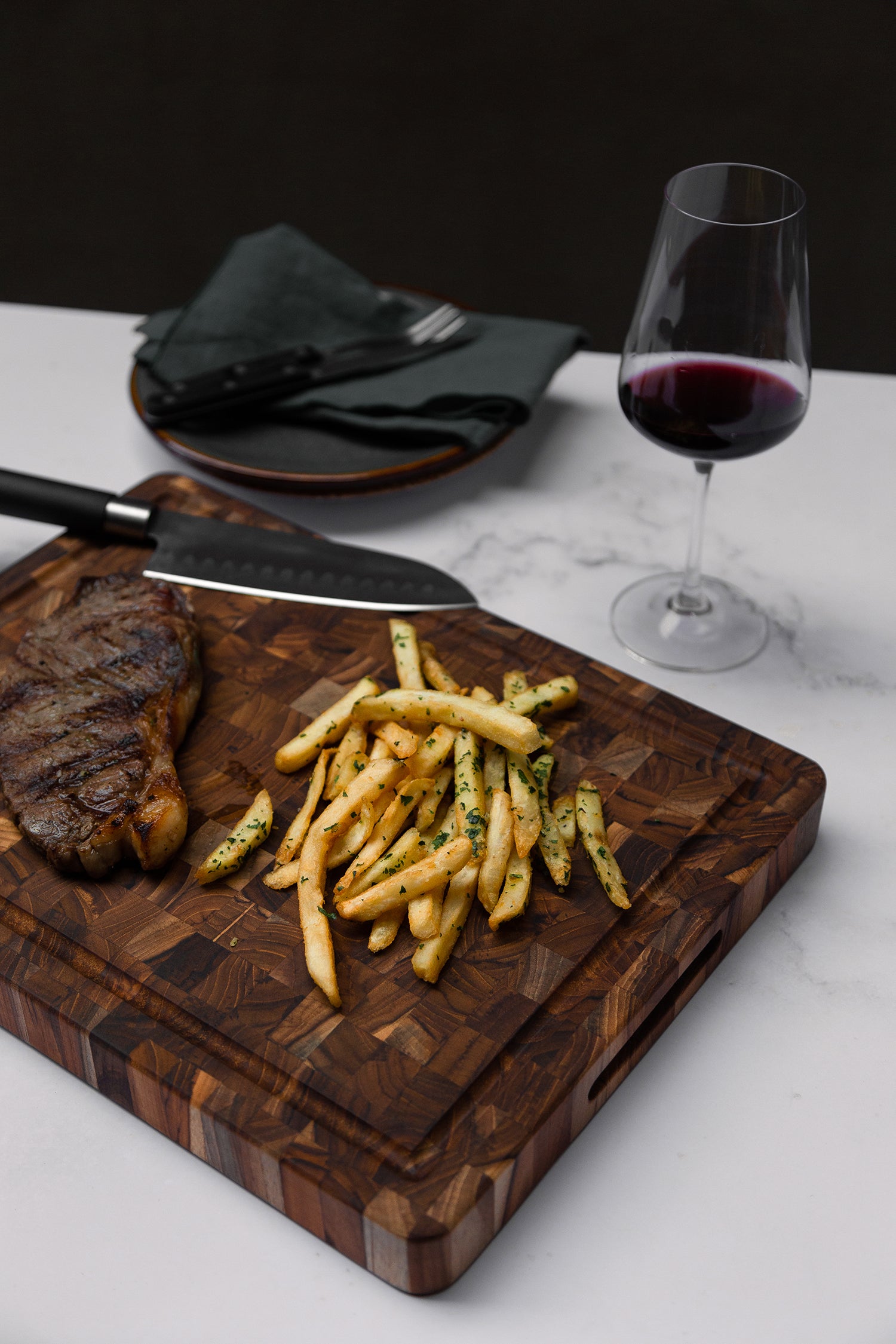 Butcher Block mit Saftrinne, in 2 Größen