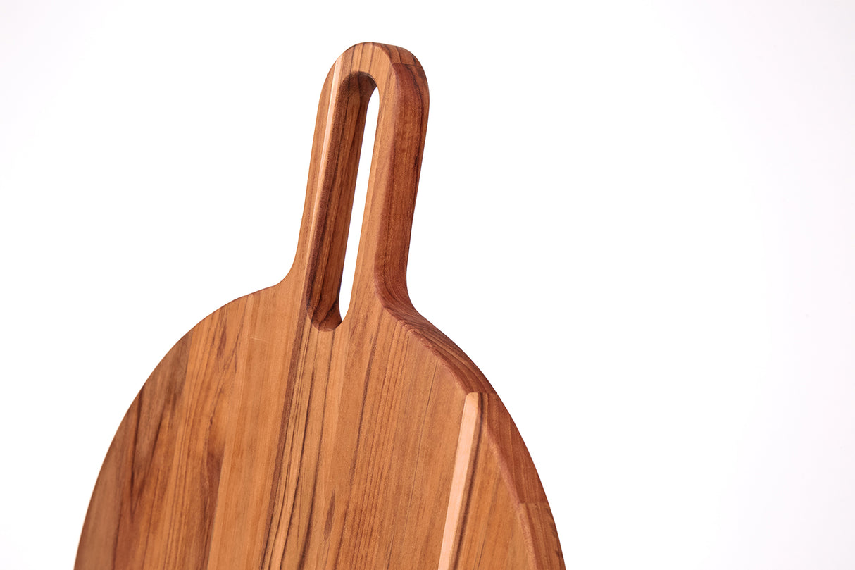 Bistro Rundes Servierbrett mit langem Griff