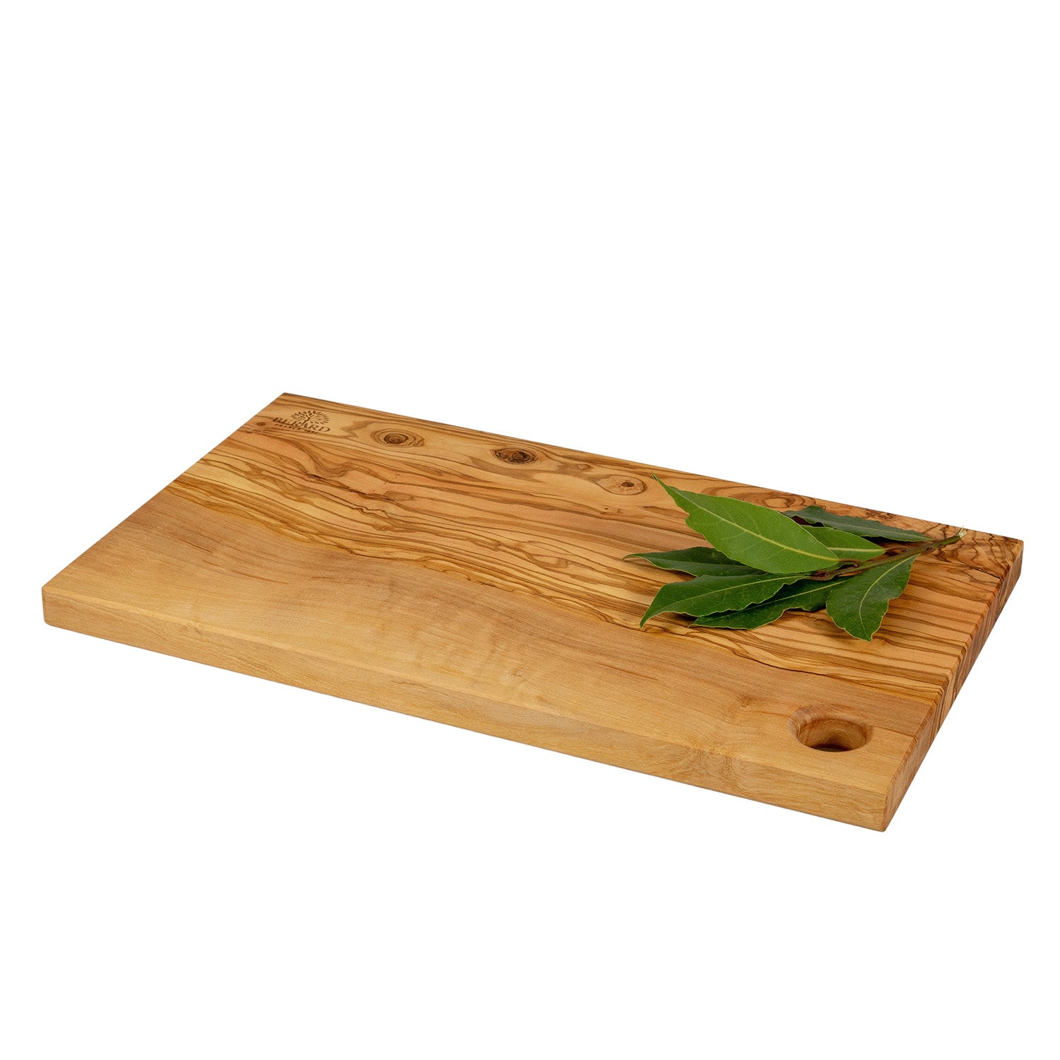 Schneidebrett mit Loch aus Olivenholz