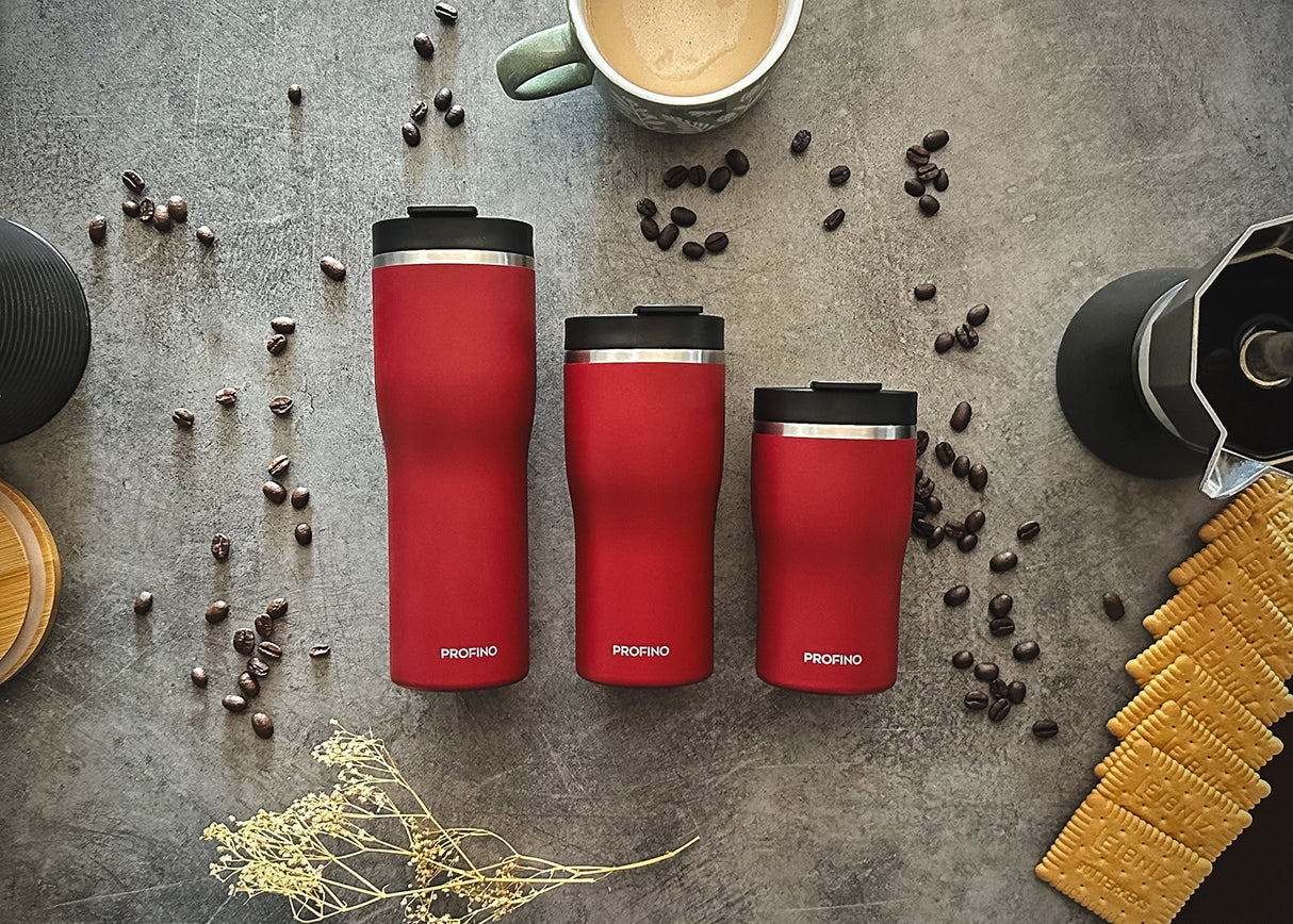 Barista, Thermobecher Burgund, 350 ml