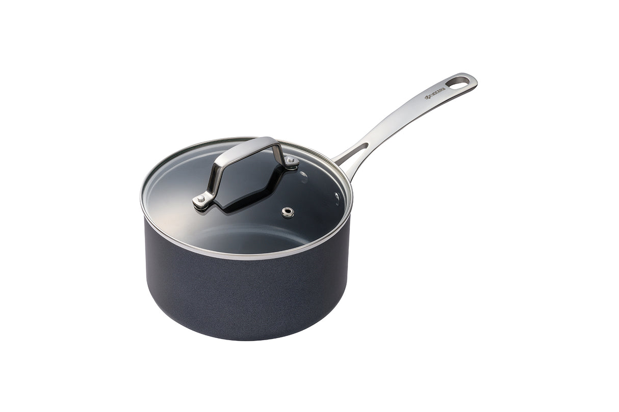 Kochtopf mit Keramikbeschichtung, inklusive Glasdeckel