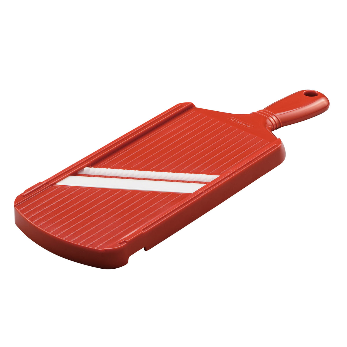 Schwarzer KYOCERA Julienne-Hobel zum feinen Schneiden von Gemüse, mit Edelstahlklinge und ergonomischem Griff.