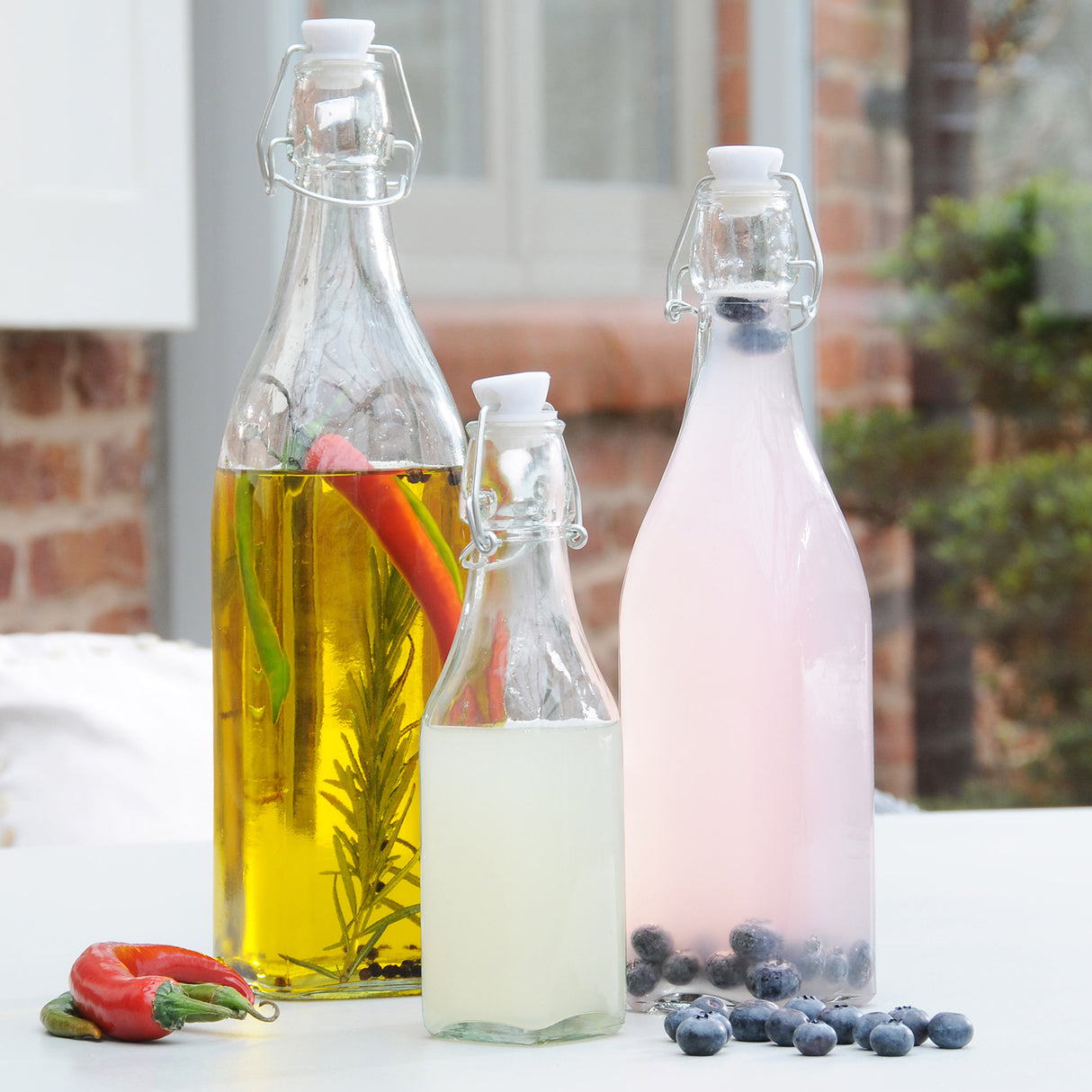 Einkochflasche mit Bügelverschluss