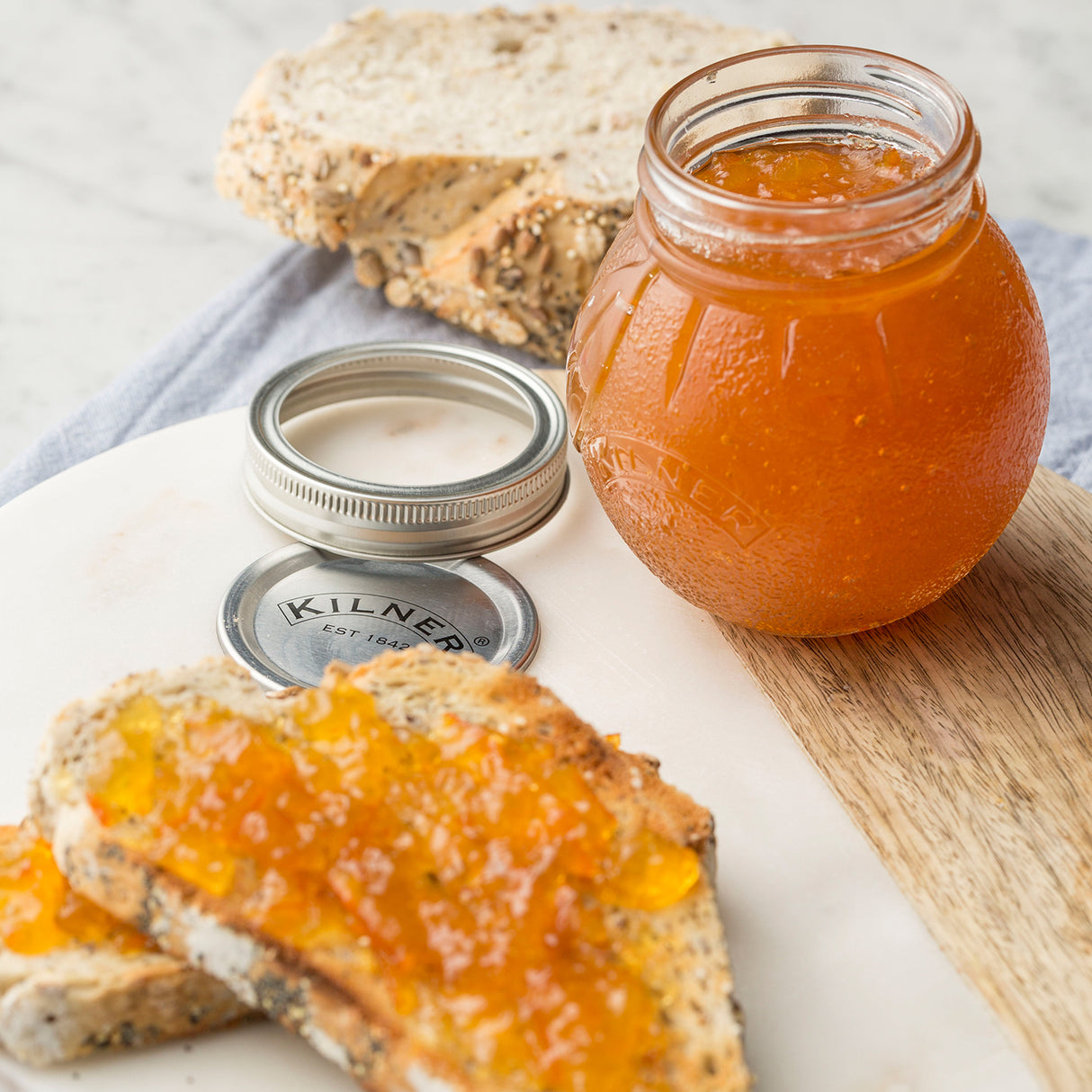 Marmeladenglas, Orange, 400 ml