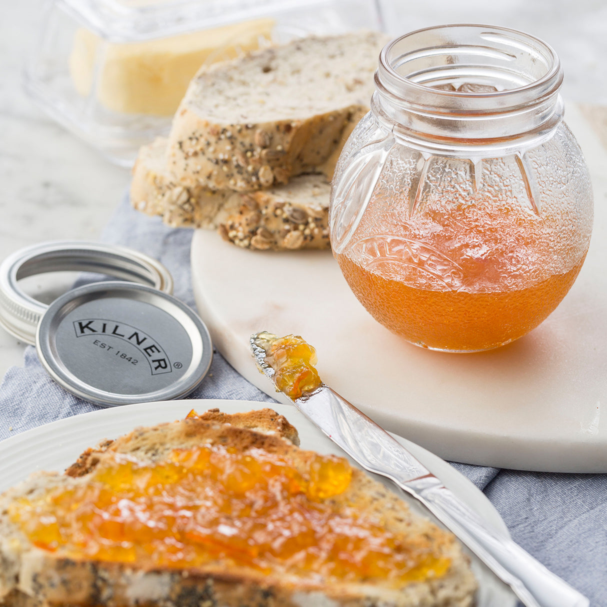 Marmeladenglas, Orange, 400 ml