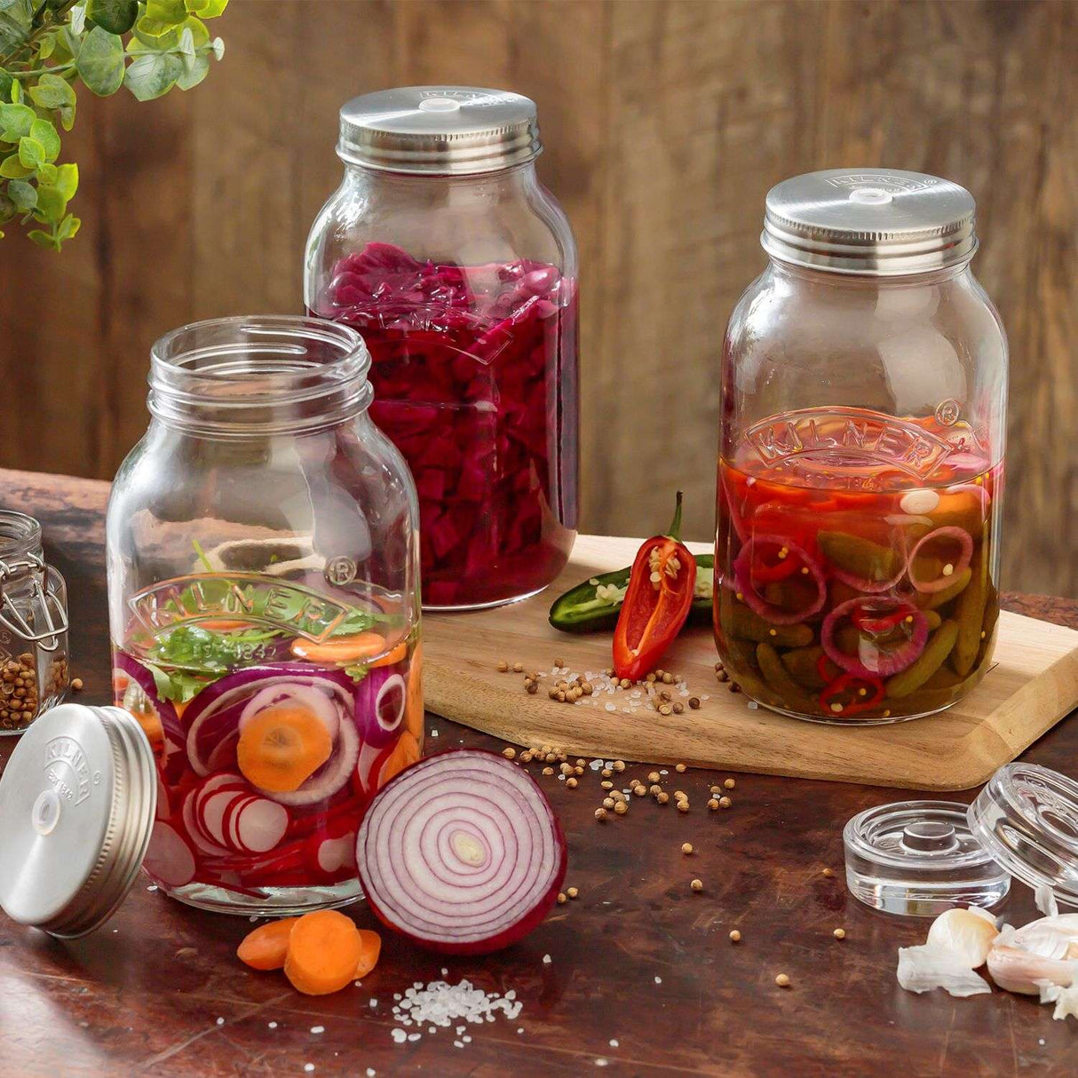 Fermentier-Set, 2 Gläser á 1 Liter