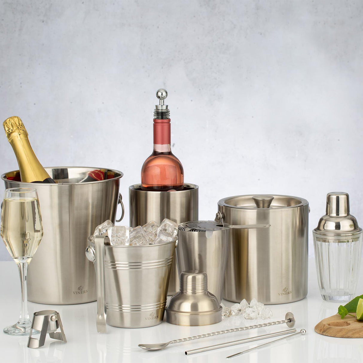 Champagnerkübel, Silber