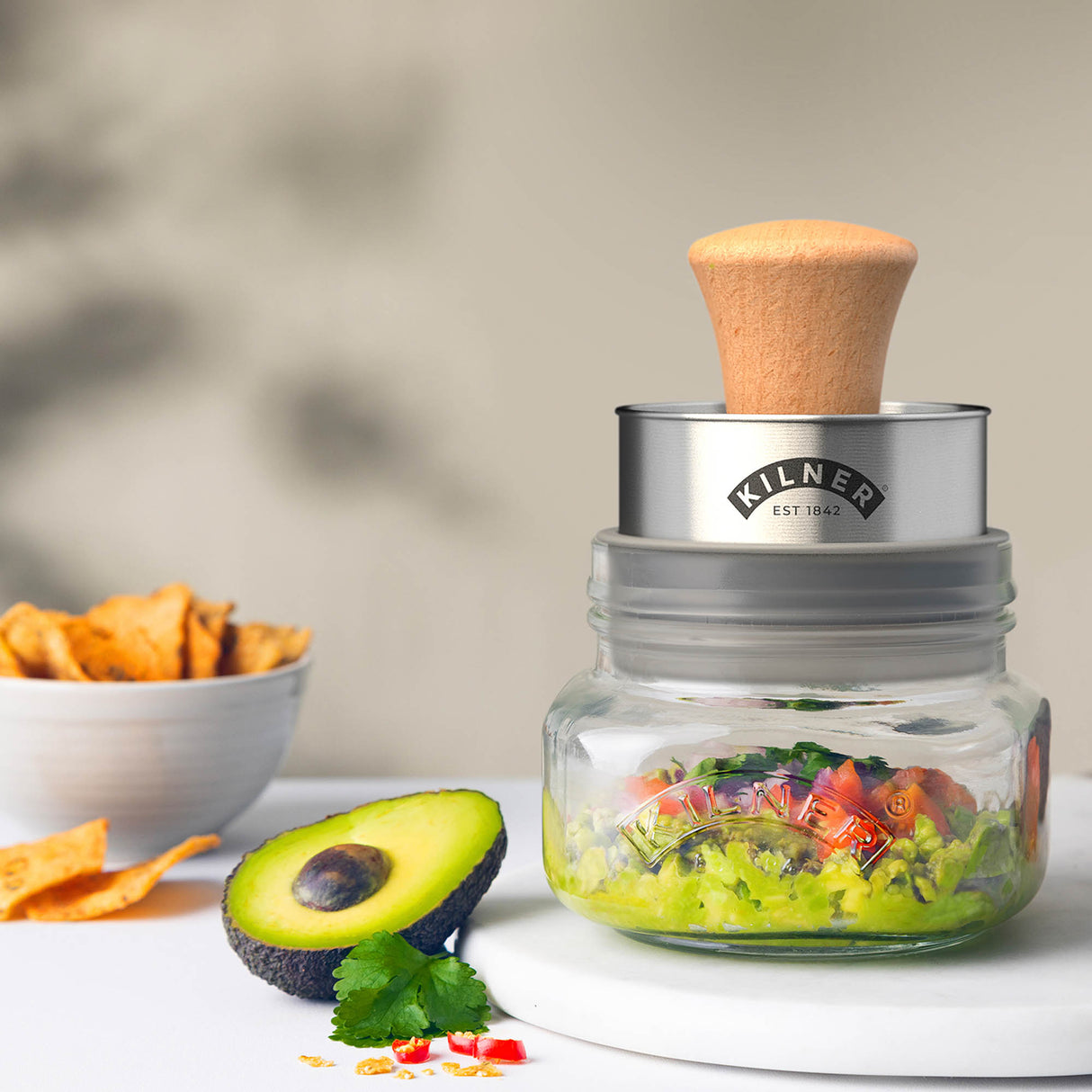 KILNER | Gucamole-Set, GUACAMOLE, klar, 500 ml