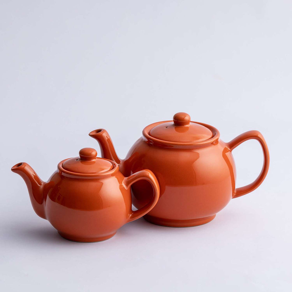 Teekanne, glänzend, orange