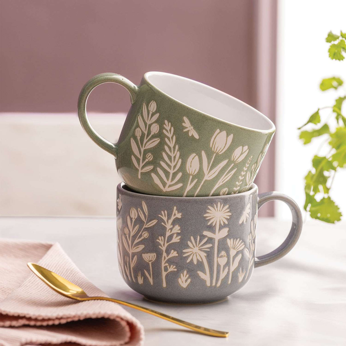 Tasse, Tulpen, salbei, 400 ml