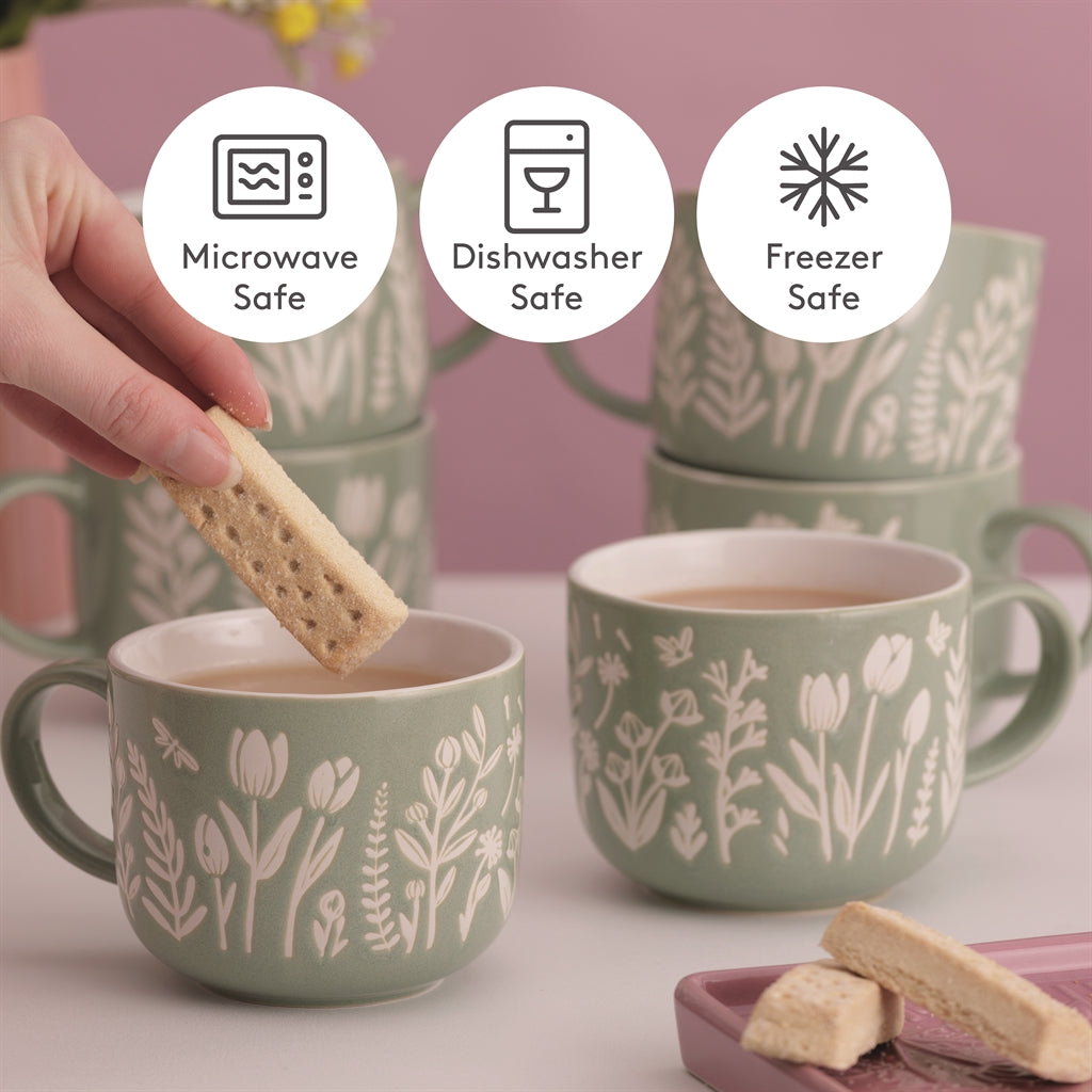 Tasse, Tulpen, salbei, 400 ml