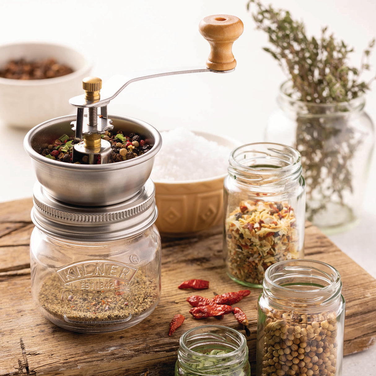 Gewürzmühle mit Glas, 250 ml