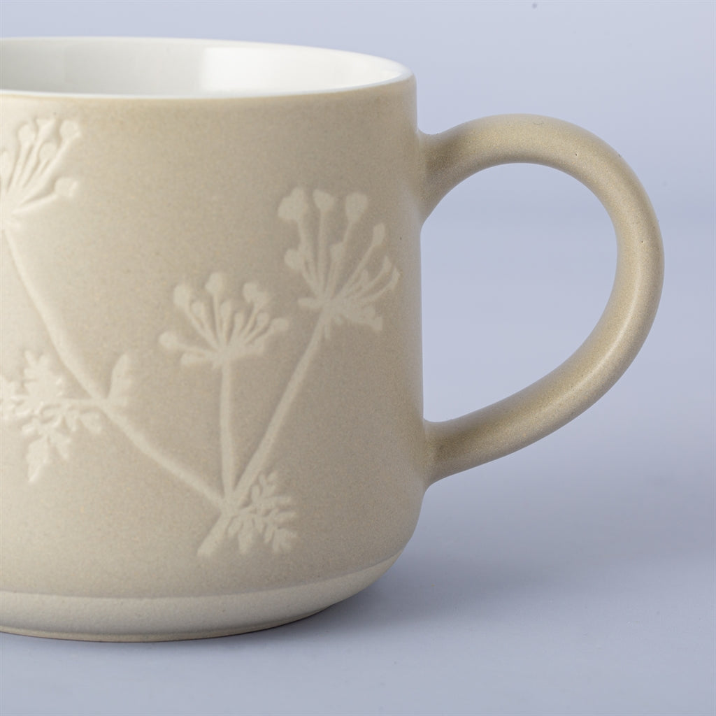 Tasse mit Glasur-Motiv