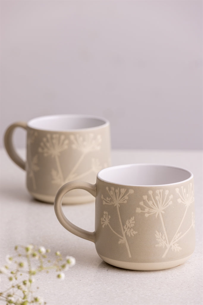 Tasse mit Glasur-Motiv