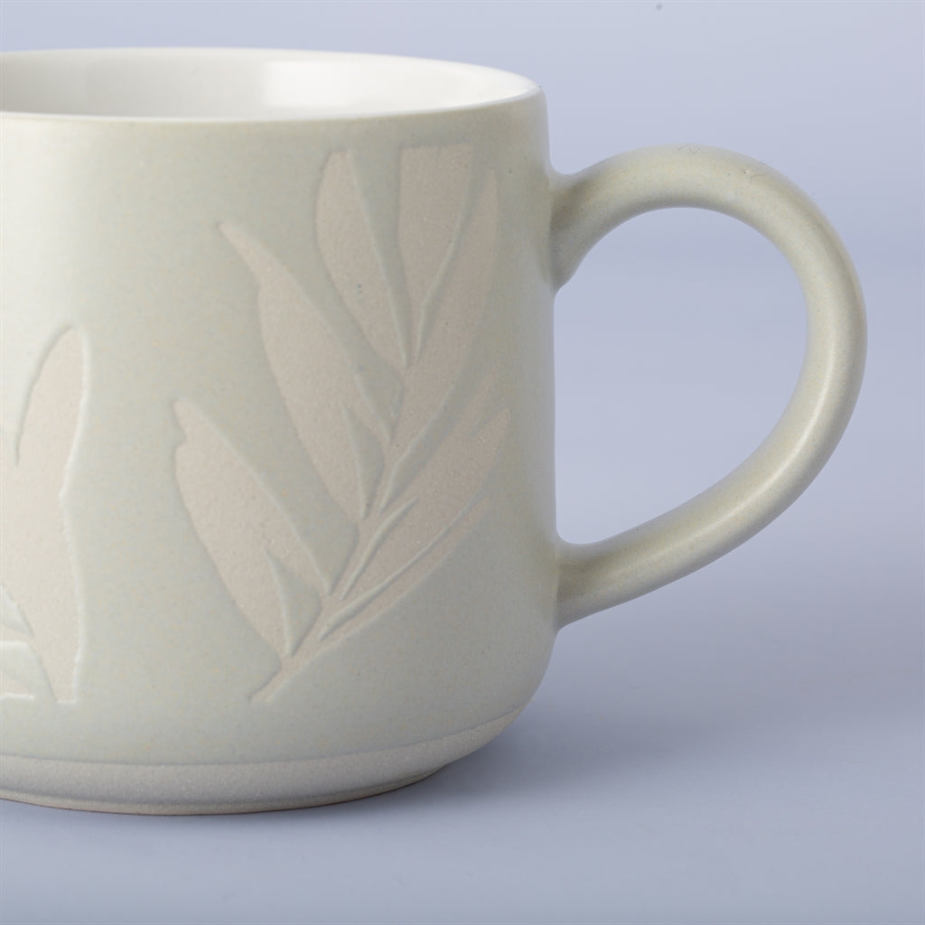 Tasse mit Glasur-Motiv