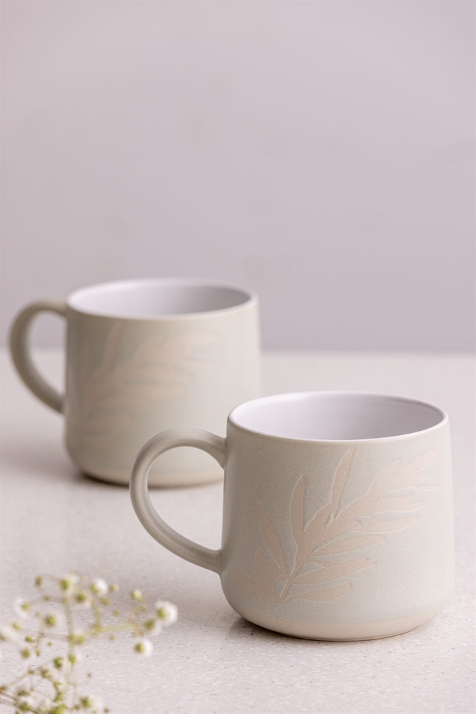 Tasse mit Glasur-Motiv