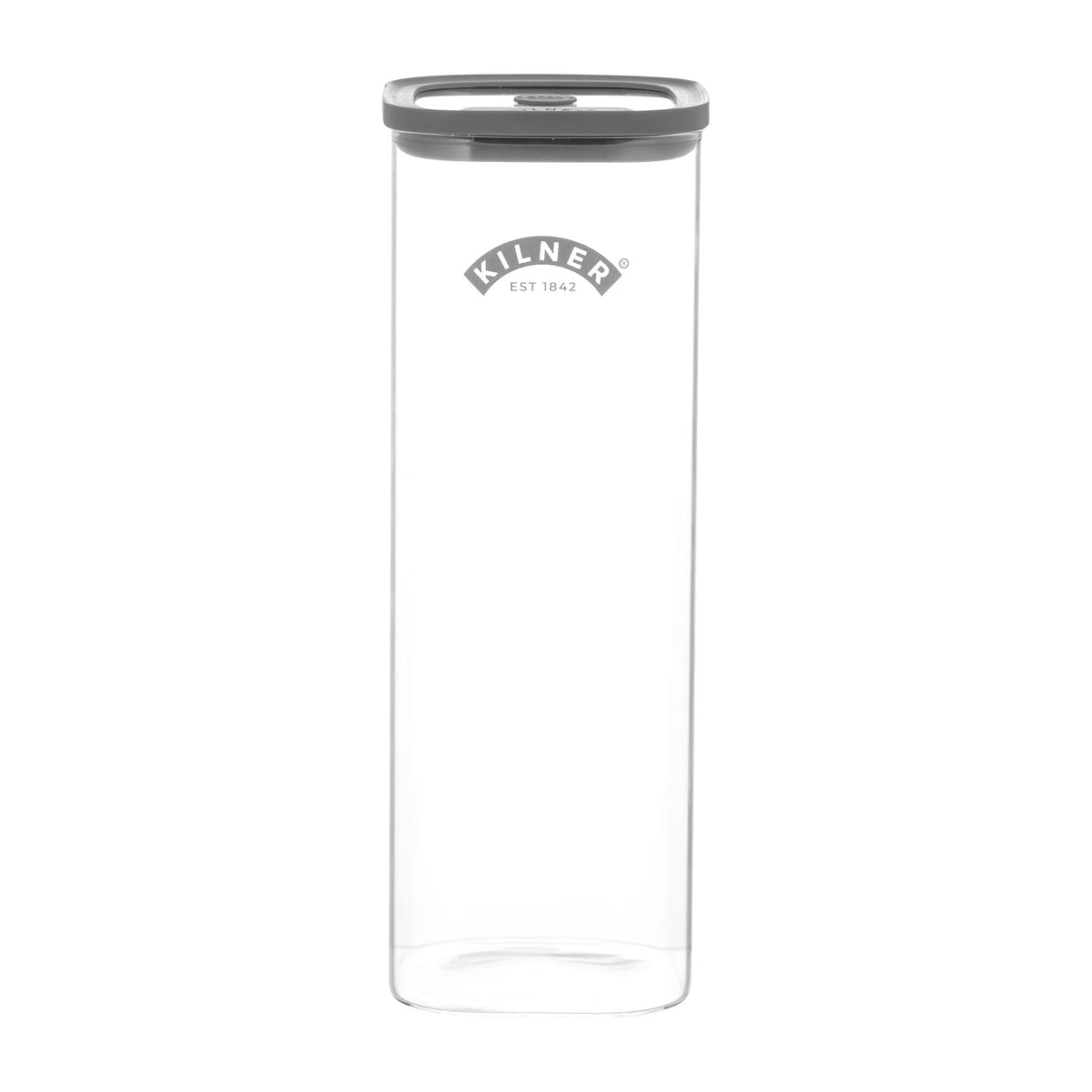 KILNER Fresh Storage Vorratsglas with glass lid for storing dry foods and pantry essentials in a clear, durable glass container.