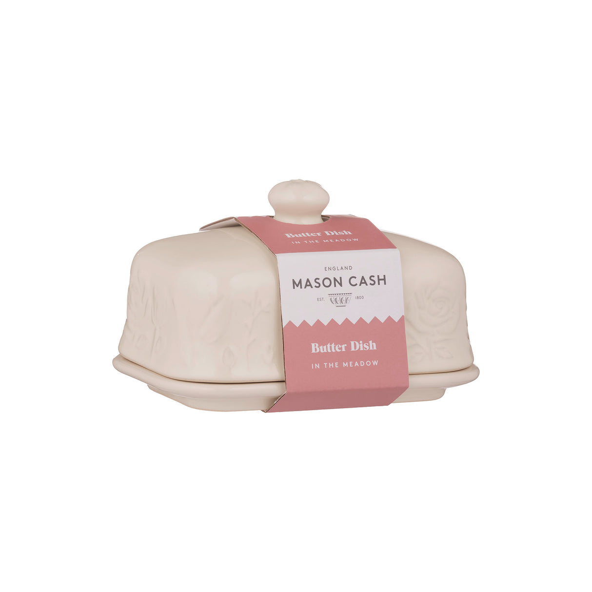 MASON CASH | Butterdose, IN THE MEADOW, weiß