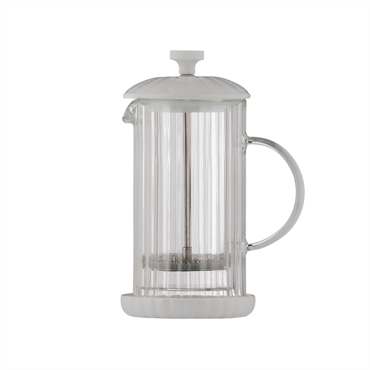 French-Press Kaffeezubreiter Luxe, weiß