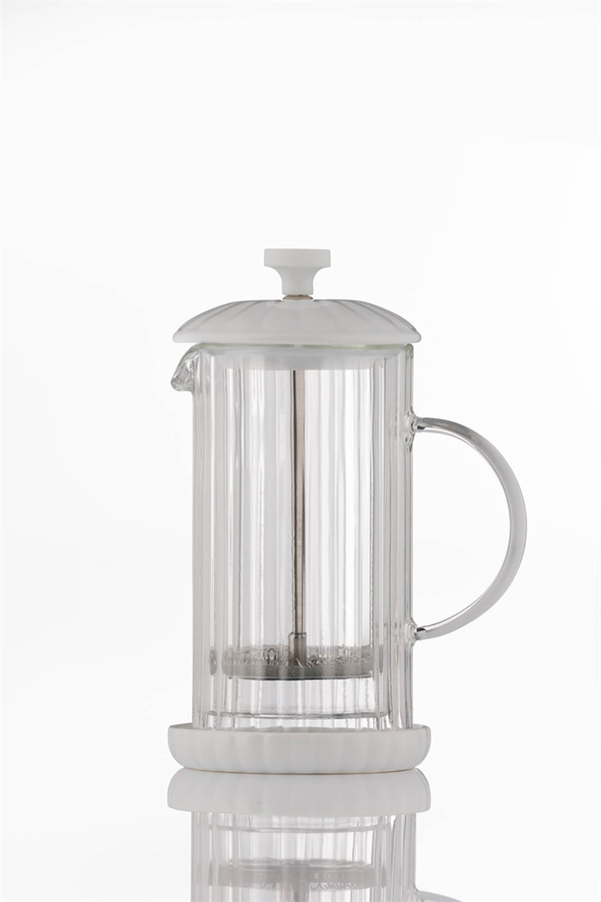 French-Press Kaffeezubreiter Luxe, weiß