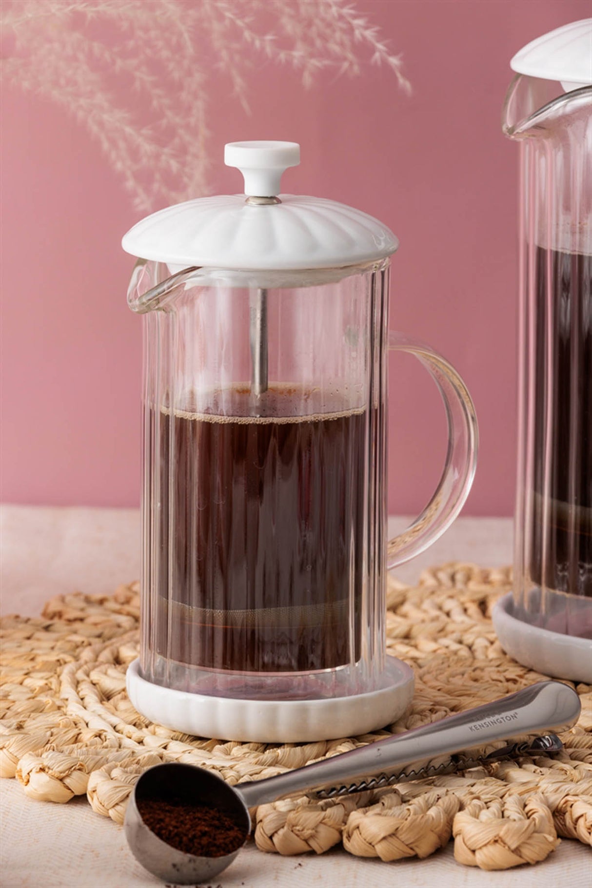 French-Press Kaffeezubreiter Luxe, weiß