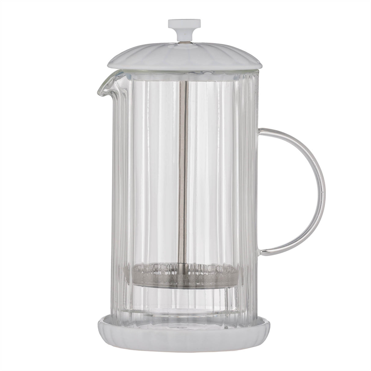 French-Press Kaffeezubreiter Luxe, weiß