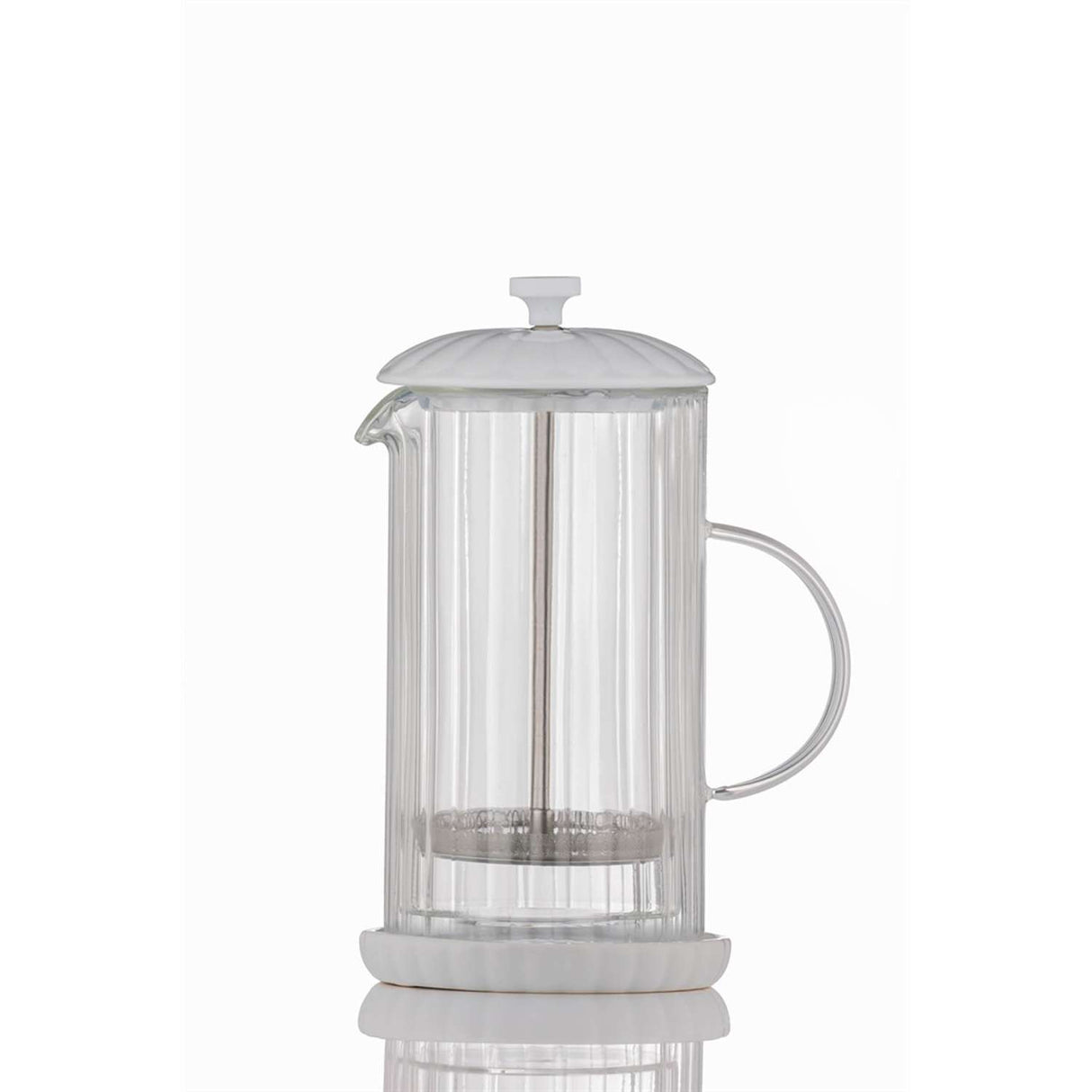 French-Press Kaffeezubreiter Luxe, weiß