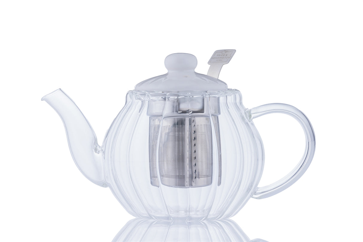 Teekanne "Luxe" Glas, weiß, 500 ml