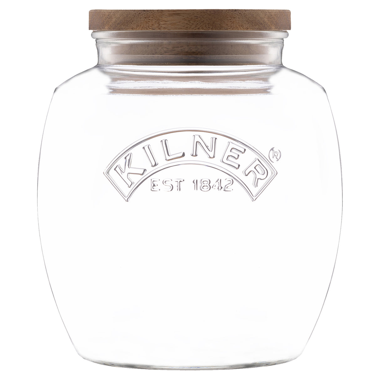 KILNER | Vorratsglas mit Akazienholzdeckel, Akazien