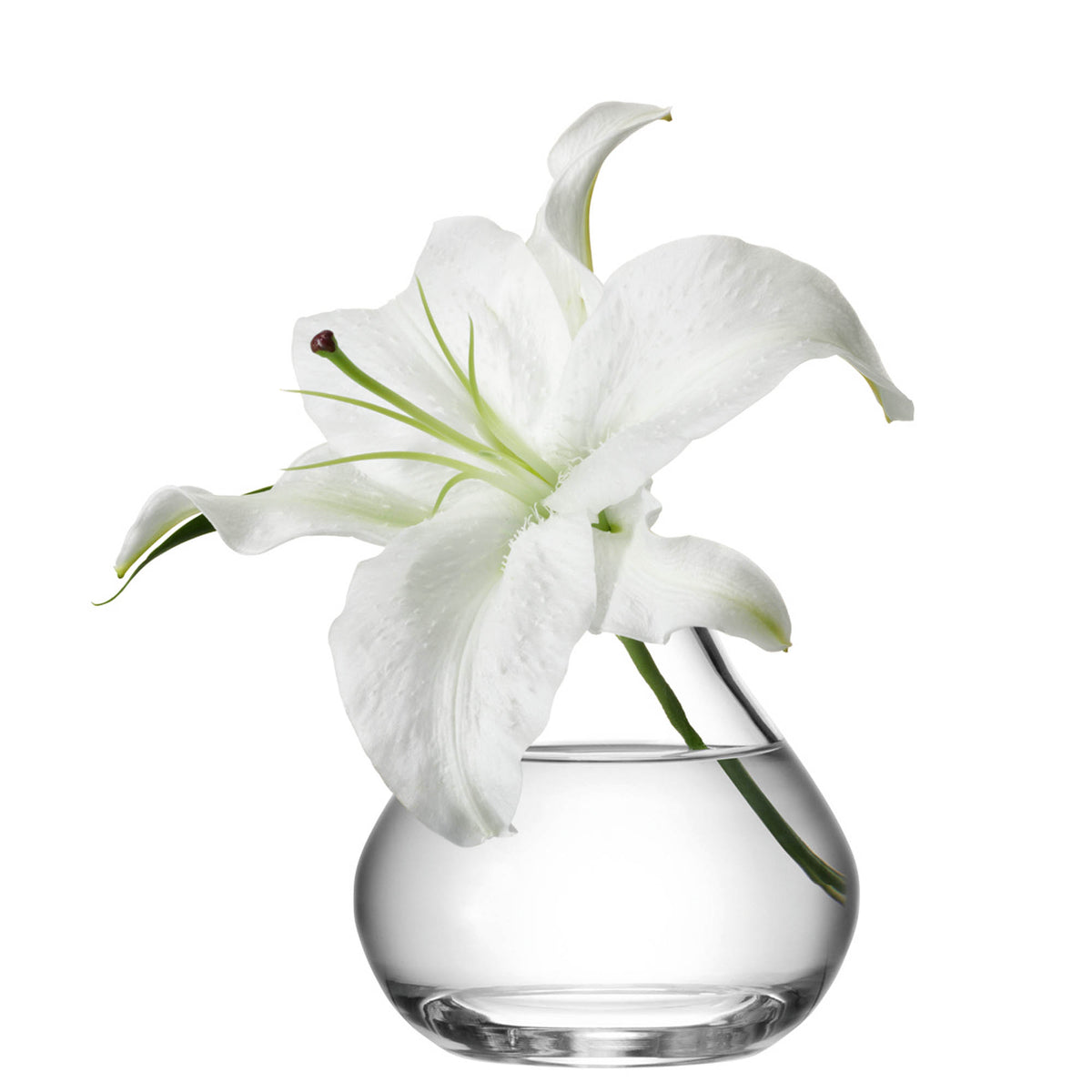 LSA | Vase FLOWER, klar, H11cm