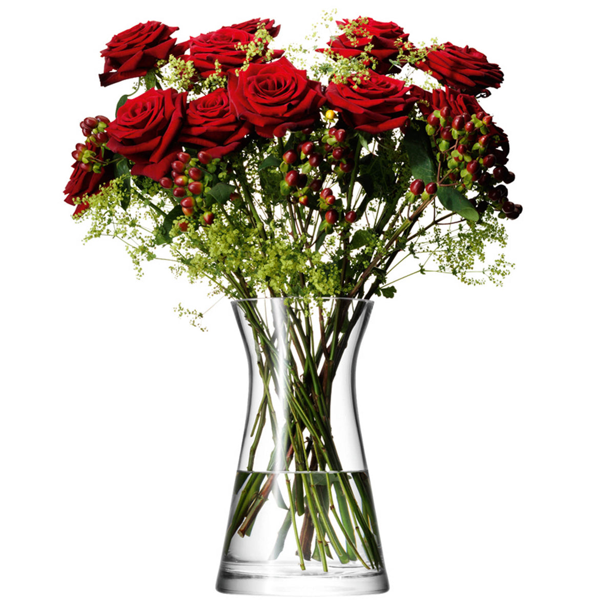 LSA | Vase FLOWER, klar, H29cm
