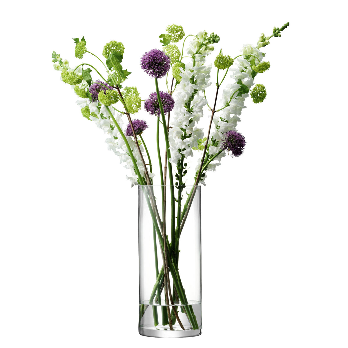 LSA | Vase COLUMN, klar, Ø18cm